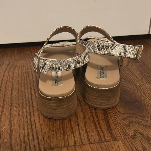 Steve Madden Teenie Platform Sandals Size 8.5 - Picture 5 of 6
